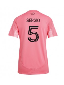Inter Miami Sergio Busquets #5 Replika Hemmakläder Dam 2025-26 Kortärmad